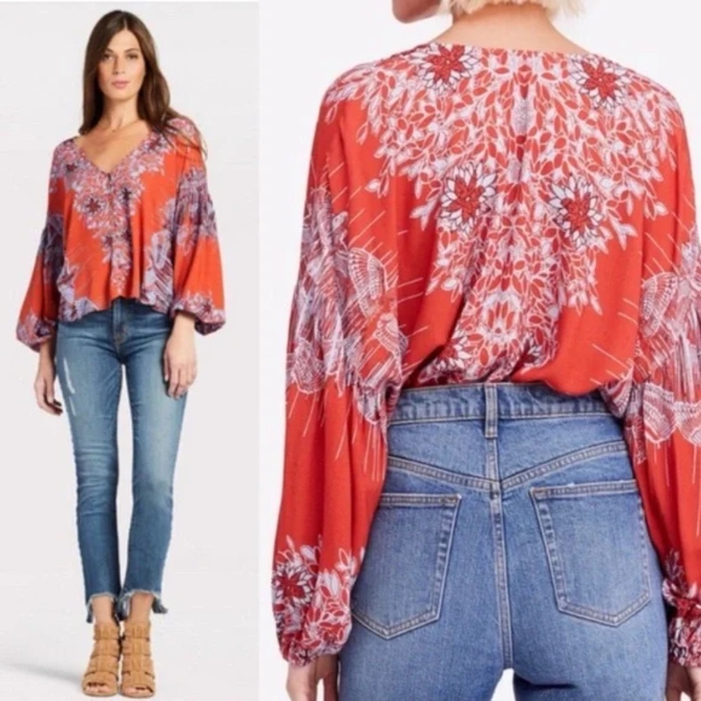 Free‎ People birds of a feather top Size XS